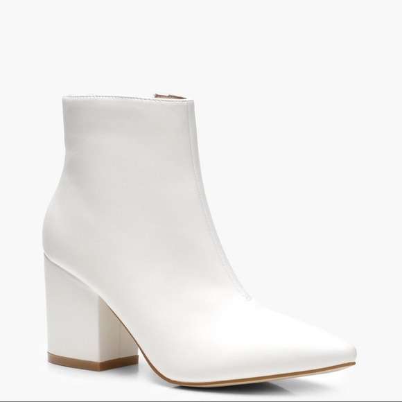 boohoo white mules